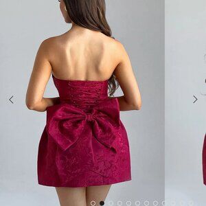 BabyBoo Elenora Mini Dress- Red